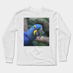Blue Hyacinth Macaw Long Sleeve T-Shirt